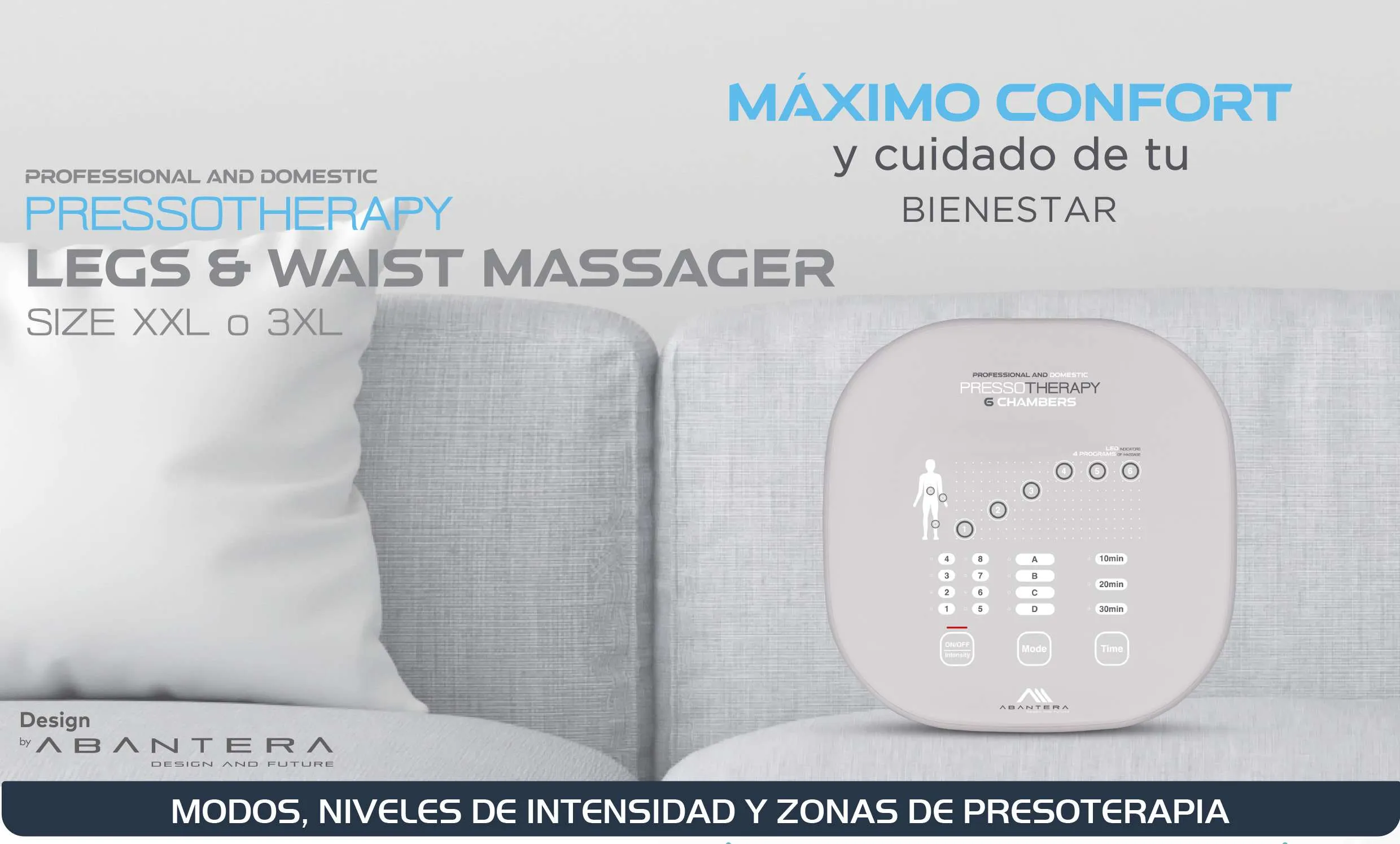 presoterapia 6 canales quipamiento